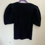 Haute Monde  Black Puff Sleeve Blouse Photo 1