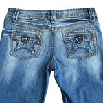 Vintage Y2K nobo no boundaries Super Low Rice Crop Capri Jeans Juniors size 5 Blue Photo 4