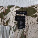 Tahari  NWT Linen Palms High Rise Shorts L Photo 4