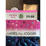 NEW Womens Celestial Print Sleep Jogger Pajama Pants XS (0–2) Navy Stars & Moons Photo 1