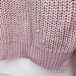 Pull & Bear  Light Pink Cable Knit Chunky Sweater Small Photo 8