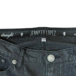 Jennifer Lopez J-Lo Snake Print Pants Size 2 Black Stretch Womens Stretch 29X32 Photo 3