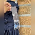 ml monique lhuillier strapless dress size 6 Blue Photo 7