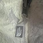 The North Face white sherpa zip up jacket Photo 3