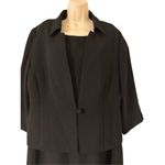 Jessica Howard  Black Two Piece Sleeveless Dress With Jacket-Size 18 Photo 1