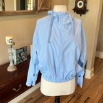 Baby Blue Windbreaker Hooded Zip Scuba Neck Size undefined Photo 2