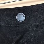 BLANK NYC Women’s Black Faux Suede Shimmer Ankle Pants Photo 4