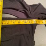 Oh Polly , Black, shirred cutout mini, long sleeves, choker neck, size 4 Photo 5