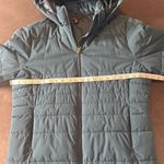Swiss Tech Women’s Blue Green Puffer Jacket Hooded Quilted Design Size L 12/14 Blue Size L Photo 9