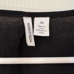 Nordstrom  | Long Black V-Neck Tee/Nightgown, Size XS Photo 1