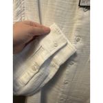 Club Monaco NWT  Long Sleeve Summer Double Face Button Tricot Size Small White Photo 4