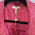 Joie  Toinette‎ Belted Linen Pink Chambray Sleeveless Romper - Medium Photo 3