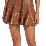 Alice + Olivia Ofra Vegan Leather Minidress Photo 1