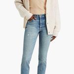 GRLFRND Karolina Distressed High-Rise Skinny Jeans Photo 0