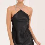 Lucy in the Sky Satin Halter Dress Photo 0