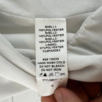 DO+BE Black and White Square Neck Crepe Top Size S Photo 4