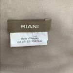 RIANI Linen Sheath Dress Sleeveless Tan Size 10 Photo 5