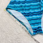 Disney  Minnie Mouse Striped Swimsuit Womens Sz XL Blue Adjustable‎ Straps UPF 50 Photo 11