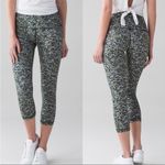 Lululemon  X Soulcycle Wunder Under Crop High Rise Washington DC Olive Green Photo 1