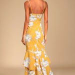 Lulus NWT  darling floral high-low maxi dress Photo 1