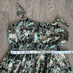 Bobeau  Hi Low Dress Womens Small Green Snakeprint Boho Colorful Photo 7