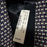 J.Crew NWT Navy  Silk Tweed Jacket Size 6 Photo 4