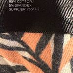 Ambrielle Sleepwear Set Small Navy Tee Tropical Print Ruffle Shorts Lounge Blue Photo 7