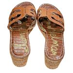 Sam Edelman  Regis Leather Cork Wedges with Round Toe Size 8 Photo 5