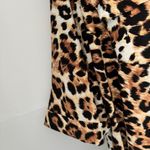 Ava & Grace Blouse Women's 3X Cheetah 3/4 Sleeve Animal Print Edgy Pocket V Neck Black Photo 4