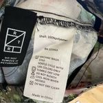 Adam Lippes  Collective floral high rise wide leg satin culottes pants 4 FLAWED Photo 9