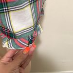 Aerie  NWT romper sleepwear flannel plaid pockets woman size MEDIUM Photo 5