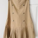 Anthropologie  Maeve Pleated Strapless Mini Dress, Size M Photo 5