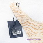 NEW Free People It's Now Cool The 90's Bikini Bottom in tiger terry, size L‎ Brown Size L Photo 8