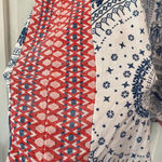 Rose + Olive  Summer Patriotic USA Tank Bandana Print Red White and Blue July 4th Photo 3