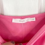 Lush Clothing LUSH Women's Pink Sleeveless Mini Dress Floral Detail Size S Party Photo 3