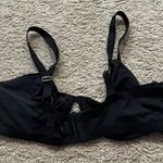 Auden Unlined Demi Coverage Underwire Bra Women's Size 40C Black Semi Sheer Photo 4
