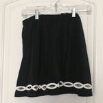 Fit 4 U Swim Skirt Attached Brief Liner Women's Plus Size 18 Black White Photo 0