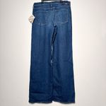 MOTHER Down Low Spinner Heel Jeans Digital Underground Wide Leg 32 NWT Blue Photo 7