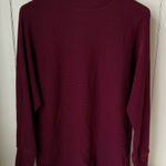 matty m  Burgundy Ribbed Tunic Sweater  Photo 0