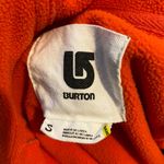 Burton  Ski Snow Orange Blue Hoodie Size Small Full Zip Front Pocket Sweatshirt. Photo 3