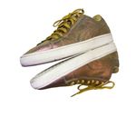 Puma  Womens basket classic 9.5 Holographic Pink & Gold Sneakers  gold Laces Photo 5