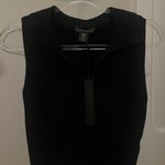 House of Harlow Cropped Sculpt Knit Collar Sweater Tank Photo 0