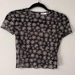 H&M  “To All The Boys I’ve Loved Before” Sheer Daisy Top Women’s Sz S EUC Photo 0
