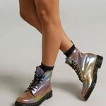 Dr. Martens NWT 1460 Rainbow Ray Suede Lace Up Boots Women’s Size 8 Photo 10