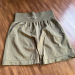 NVGTN  olive green biker shorts size medium sold out color Photo 2