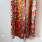 HOUSE OF HARLOW 1960 Womens M Floral Print Smocked Tube Top Wide Leg Pants Set Pink Size M Photo 2