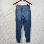Topshop Super Ripped Mom Jeans in mid blue Size 26 Photo 4