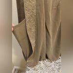 Giorgia & Johns embroidered Pencil Tight Sleeveless Dress Women's Sz Large Brown Photo 7