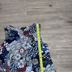 MSK Womens sleeveless paisley dress w/ 3 ring accent neckline, size Medium (M) Photo 3