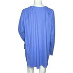 Wildfox  Women’s Haley Thermal Top‎ Blue Brushed Long Sleeved V-Neck Size XXL Photo 3